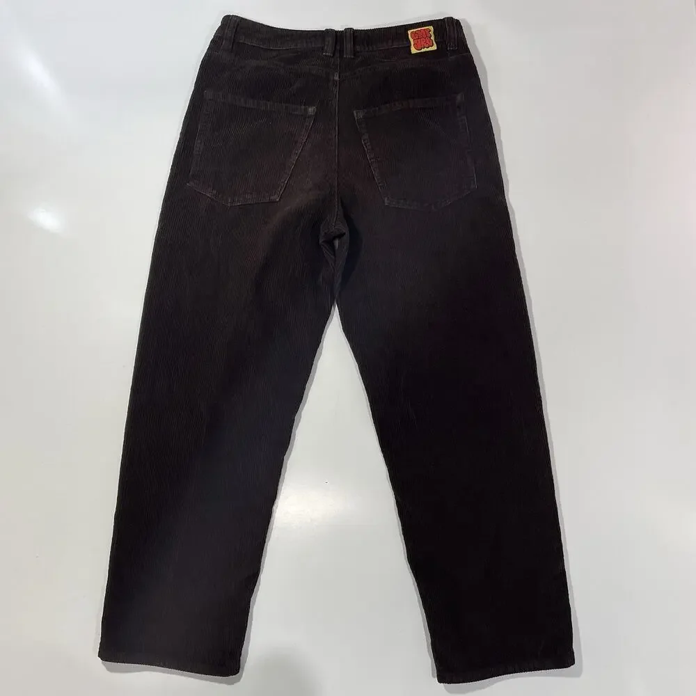 Empyre Relaxed Fit Corduroy Pants Mens 30 Brown Baggy Skate Skater Y2K Cords